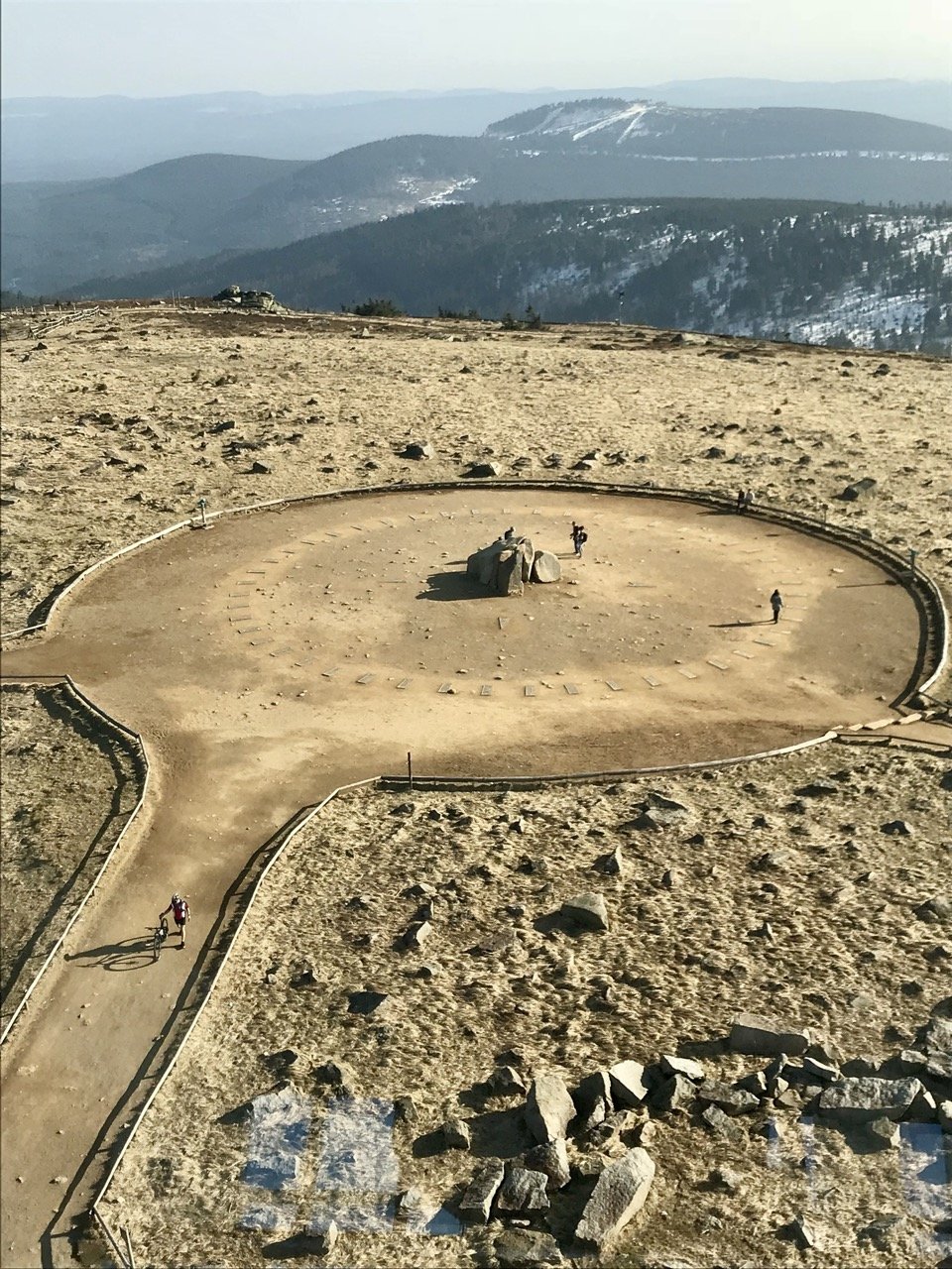 Brocken-Plateau im Winter im Nationalpark Harz